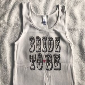 Bride to Be Ribbed Tank